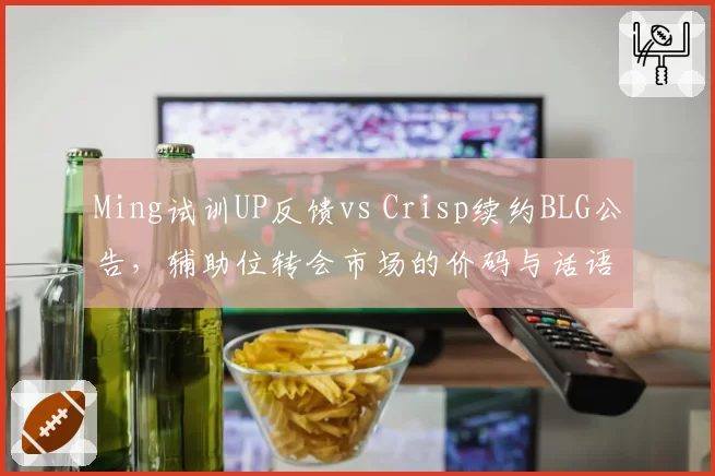 Ming试训UP反馈vs Crisp续约BLG公告，辅助位转会市场的价码与话语权对比